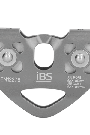 IBS Tendom Pulley Zipline Pulley 30KN Trolley Rescue Double Pulley | Heavy-Duty Aluminium Alloy
