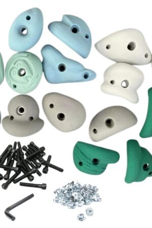 White Tech  Climbing Holds (15PCS) Pastel Color