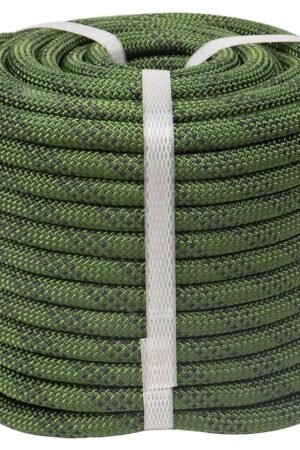 White Tech 10.5MM Static Climbing Rope (Army Green) Heavy Duty Climbing Rope