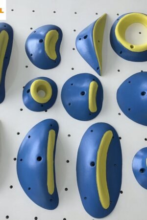 White Tech 10 Pack Climbing Volume Holds Starter Pack Set for Bouldering and Route Setting